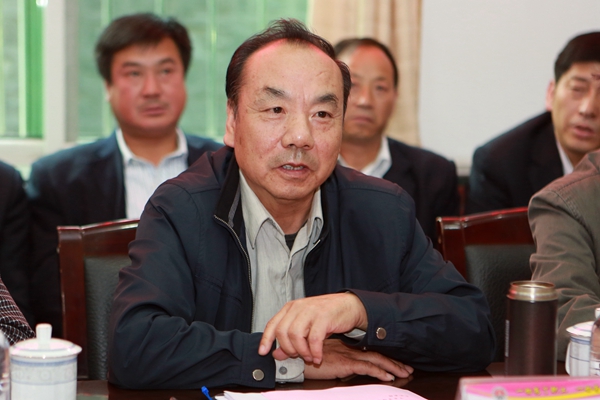 中煤政研會會長臧文貴同志在會上講話